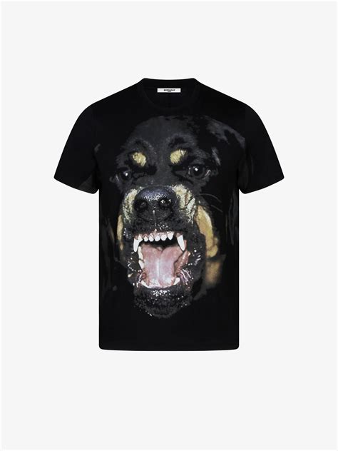 t shirt chien givenchy|rottweiler t shirt.